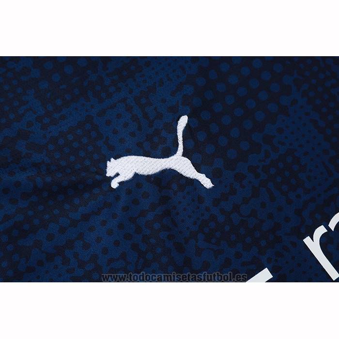 Chandal del Olympique Marsella Manga Corta 2025-2026 Azul - Pantalon Corto